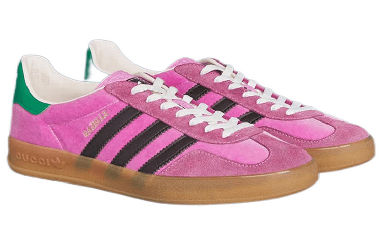 Кроссовки adidas x Gucci Gazelle Pink - изображение 4