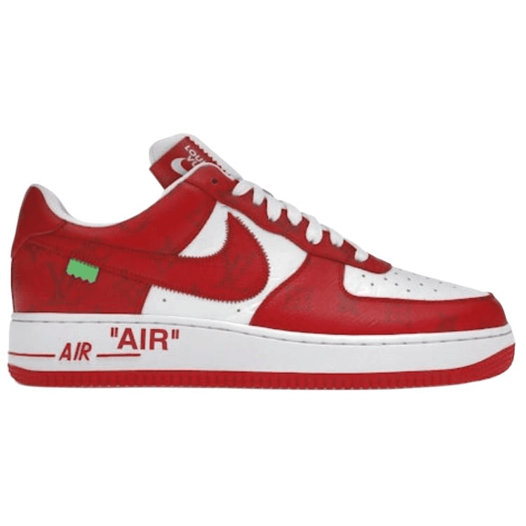 Кроссовки Nike x Louis Vuitton Air Force 1 Low Red - изображение 2