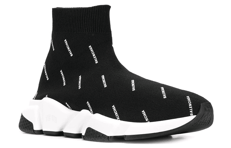 Кроссовки Balenciaga High-Top Running Shoes Black - изображение 3