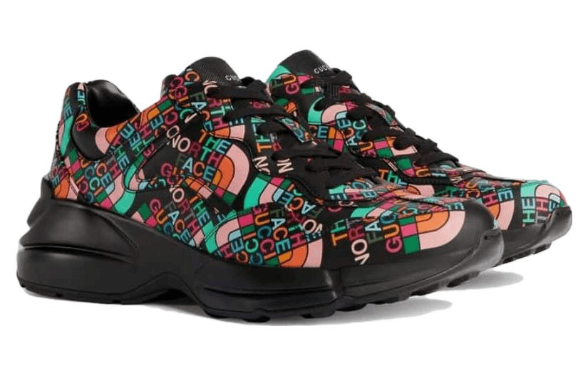 Кроссовки The North Face x Gucci Rhyton Black - изображение 2