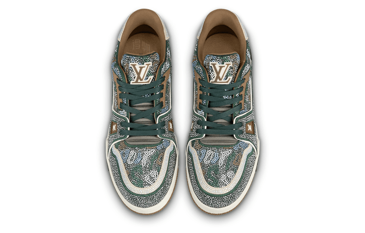 Кроссовки Louis Vuitton Trainer Khaki - изображение 4