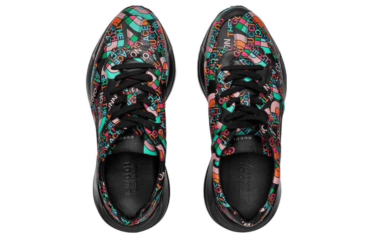 Кроссовки The North Face x Gucci Rhyton Black - изображение 3