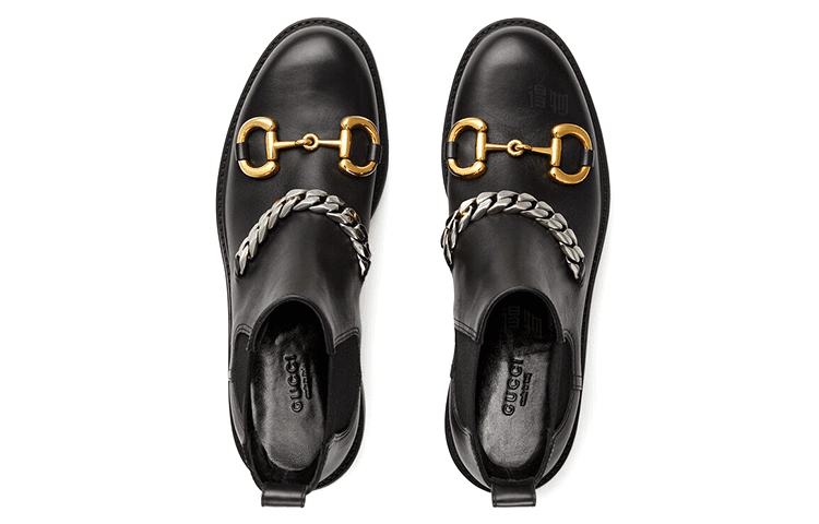 Ботинки челси Gucci Chelsea Boot Black - изображение 4