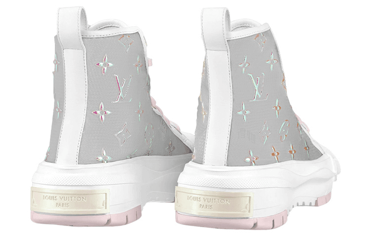 Кроссовки Louis Vuitton Squad White Grey Pink - изображение 4