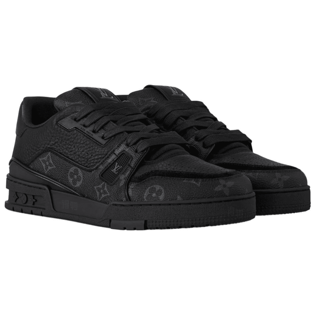 Кроссовки Louis Vuitton Trainer Black - изображение 3