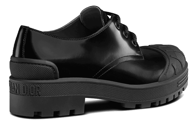 Тапочки Dior Iron Derby Thick Sole Black - изображение 4