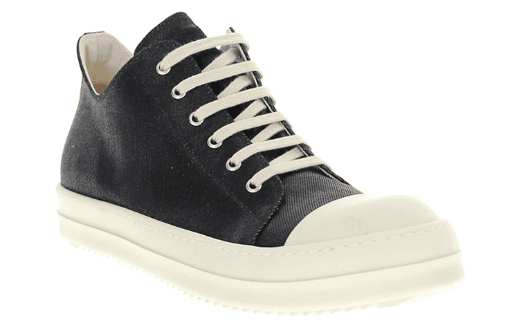 Кеды Rick Owens DRKSHDW Low Top Sneakers Black White - изображение 3