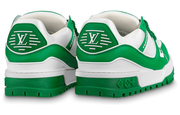 Кроссовки Louis Vuitton Trainer Maxi White Green - изображение 3