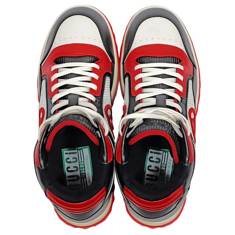 Кроссовки Gucci High-Top Sneakers Black - изображение 4