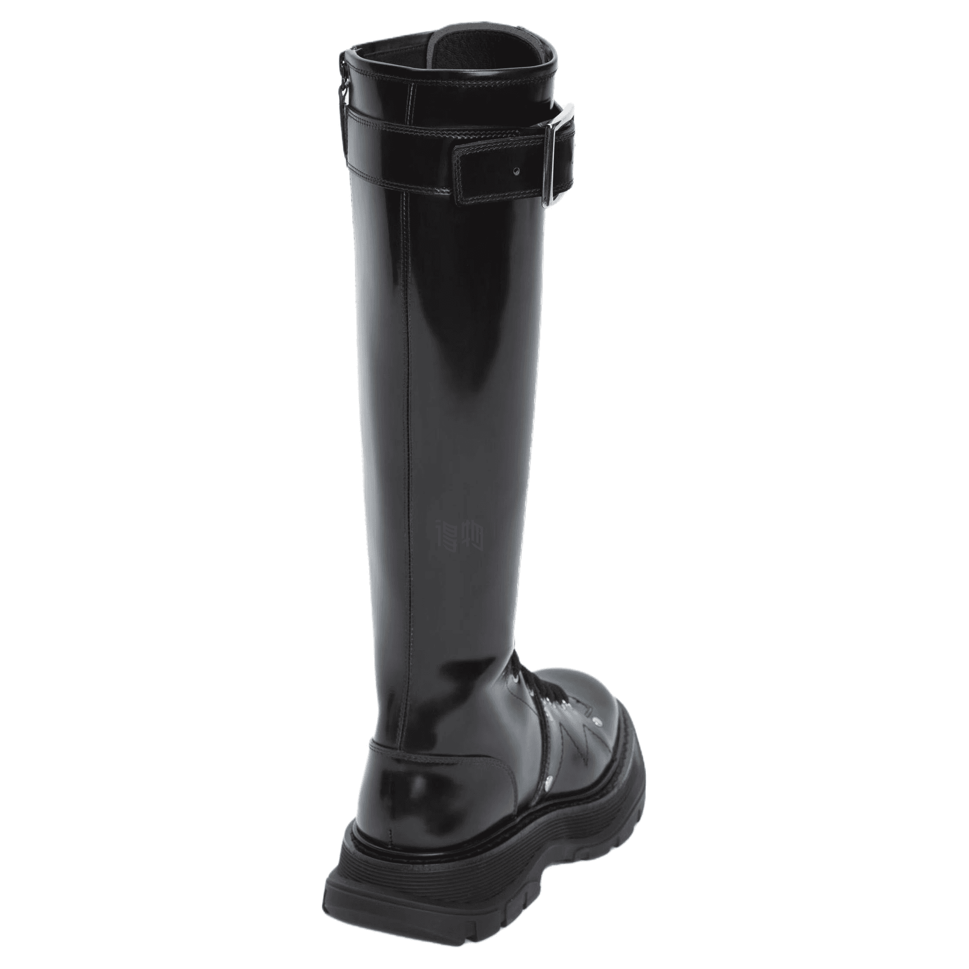 Ботинки Alexander McQueen Tread High Boots Black - изображение 4