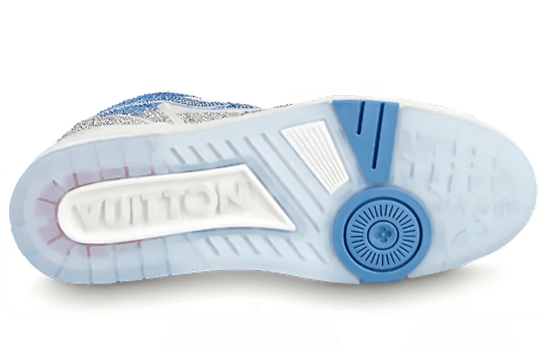 Кроссовки Louis Vuitton Trainer Blue White - изображение 5
