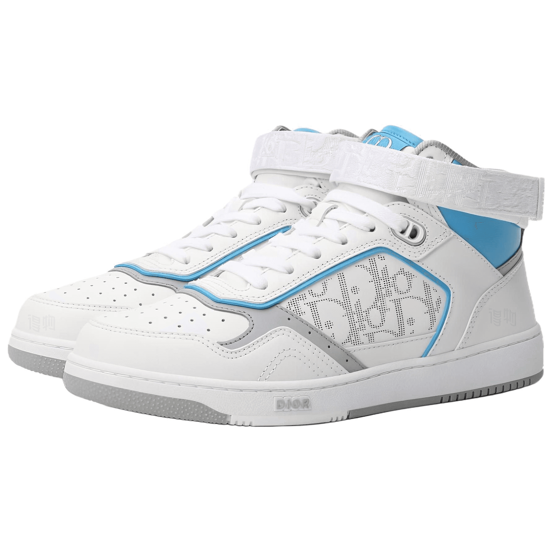 Кроссовки Dior B27 White Blue - изображение 3