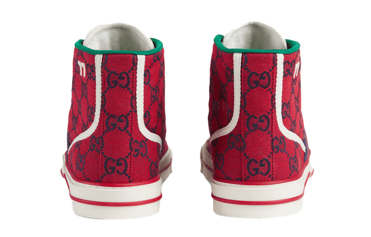 Кеды Gucci Tennis 1977 High Top Red - изображение 4