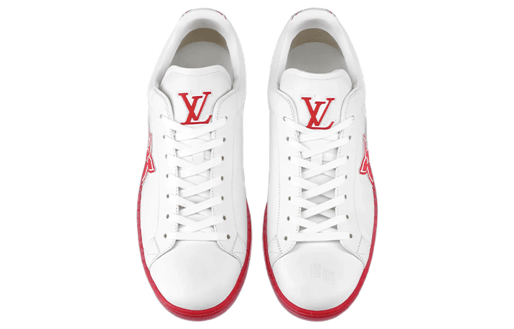 Кроссовки Louis Vuitton Luxembourg White Red - изображение 4