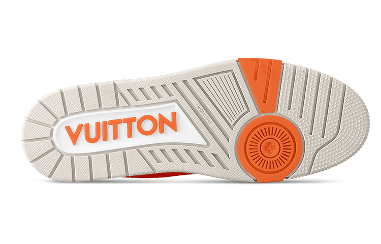 Кроссовки LOUIS VUITTON Trainer Orange - изображение 5