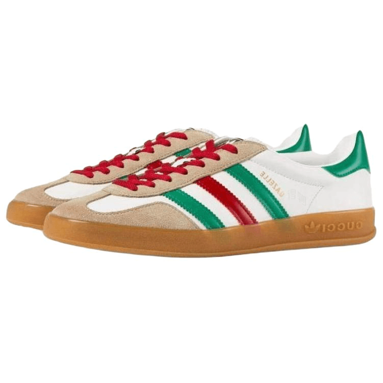 Кроссовки adidas x Gucci Gazelle White - изображение 4