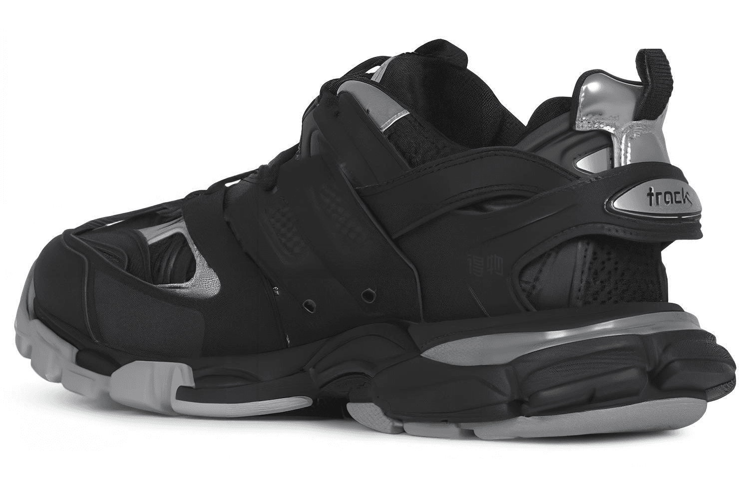 Кроссовки Balenciaga Track 1.0 Black Silver - изображение 3