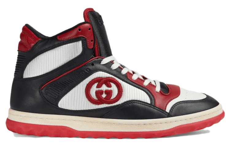 Кроссовки Gucci High-Top Sneakers Black - изображение 2