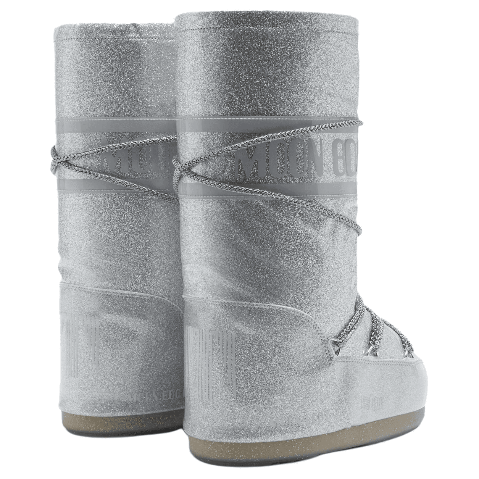 Ботинки зимние Moon Boot Silver Sequin - изображение 3
