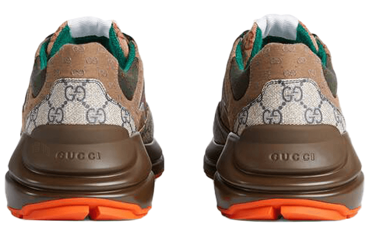Кроссовки Gucci Rhyton Red Brown - изображение 5