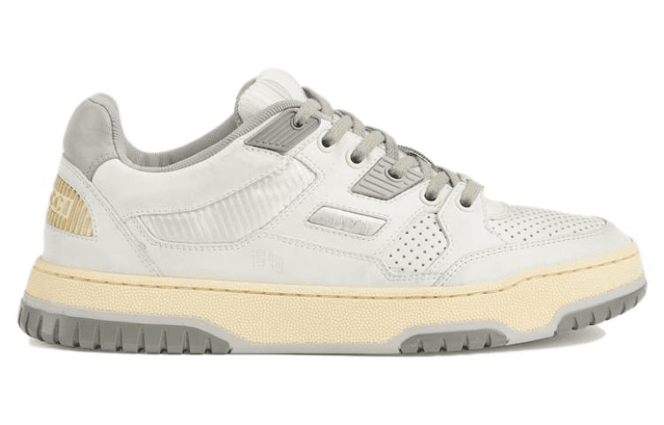 Кроссовки Gucci Leather Low Top Sneakers Off-White - изображение 2