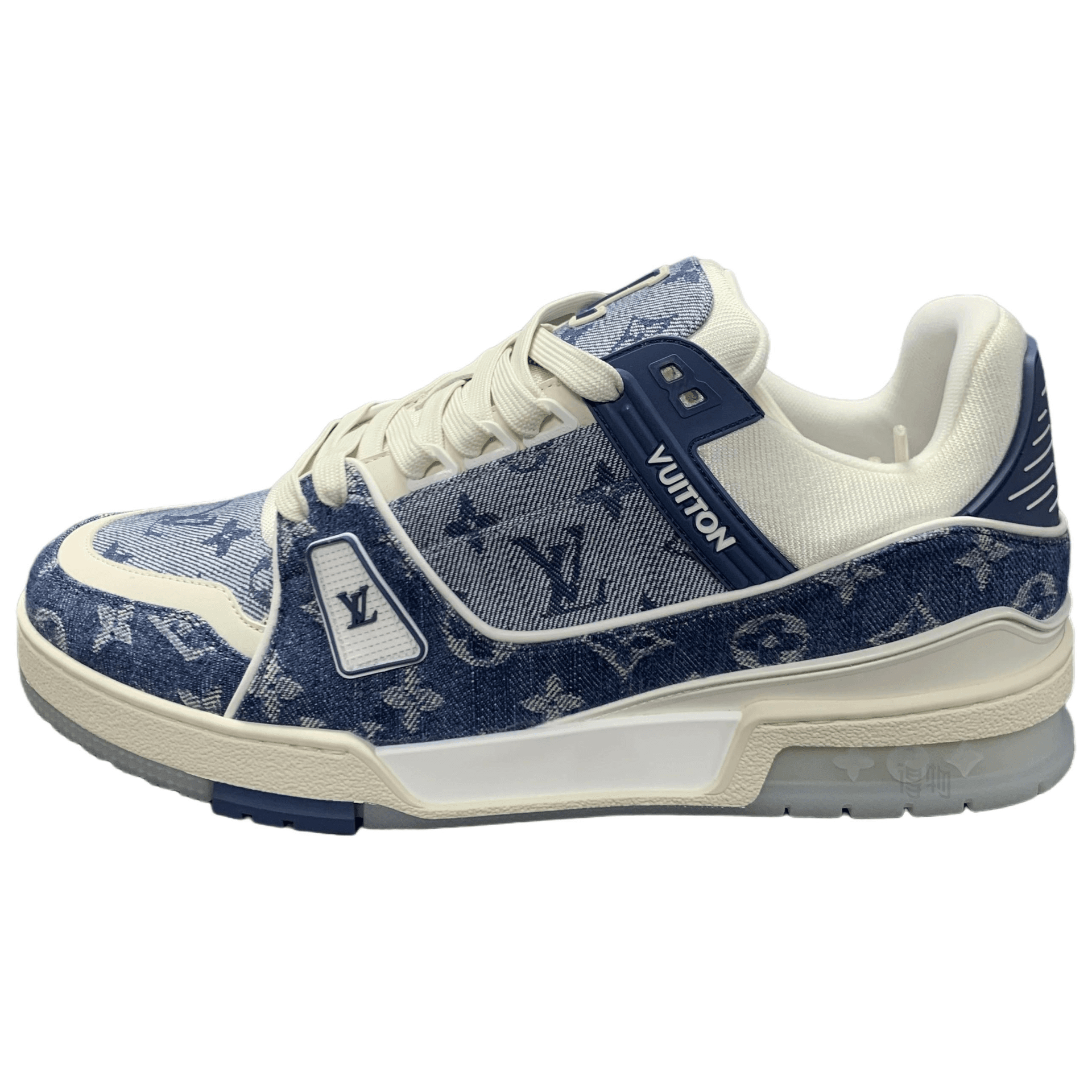 Кроссовки LOUIS VUITTON Trainer Blue White - изображение 3