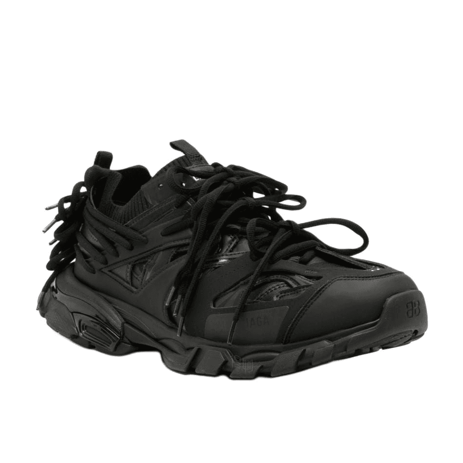 Кроссовки Balenciaga Low Top Lace-Up Sneakers Black - изображение 3