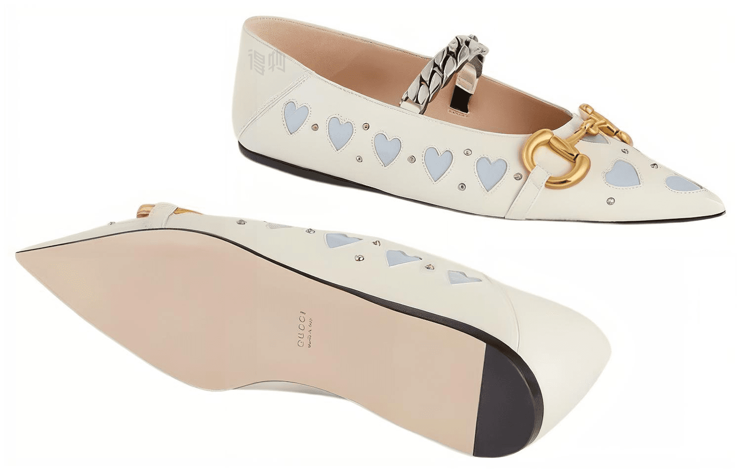 Тапочки Gucci Lovelight White Blue - изображение 5