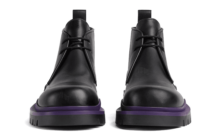 Сапоги Bottega Veneta BV Tire Black Purple - изображение 3