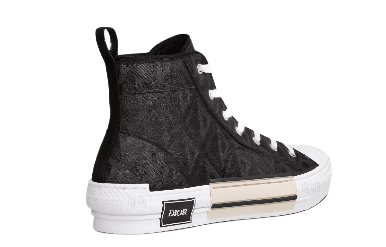 Кроссовки Dior B23 High-Top Sneakers Black - изображение 4