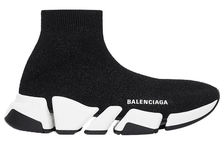 Кроссовки Balenciaga Speed 2.0 Black White - изображение 2