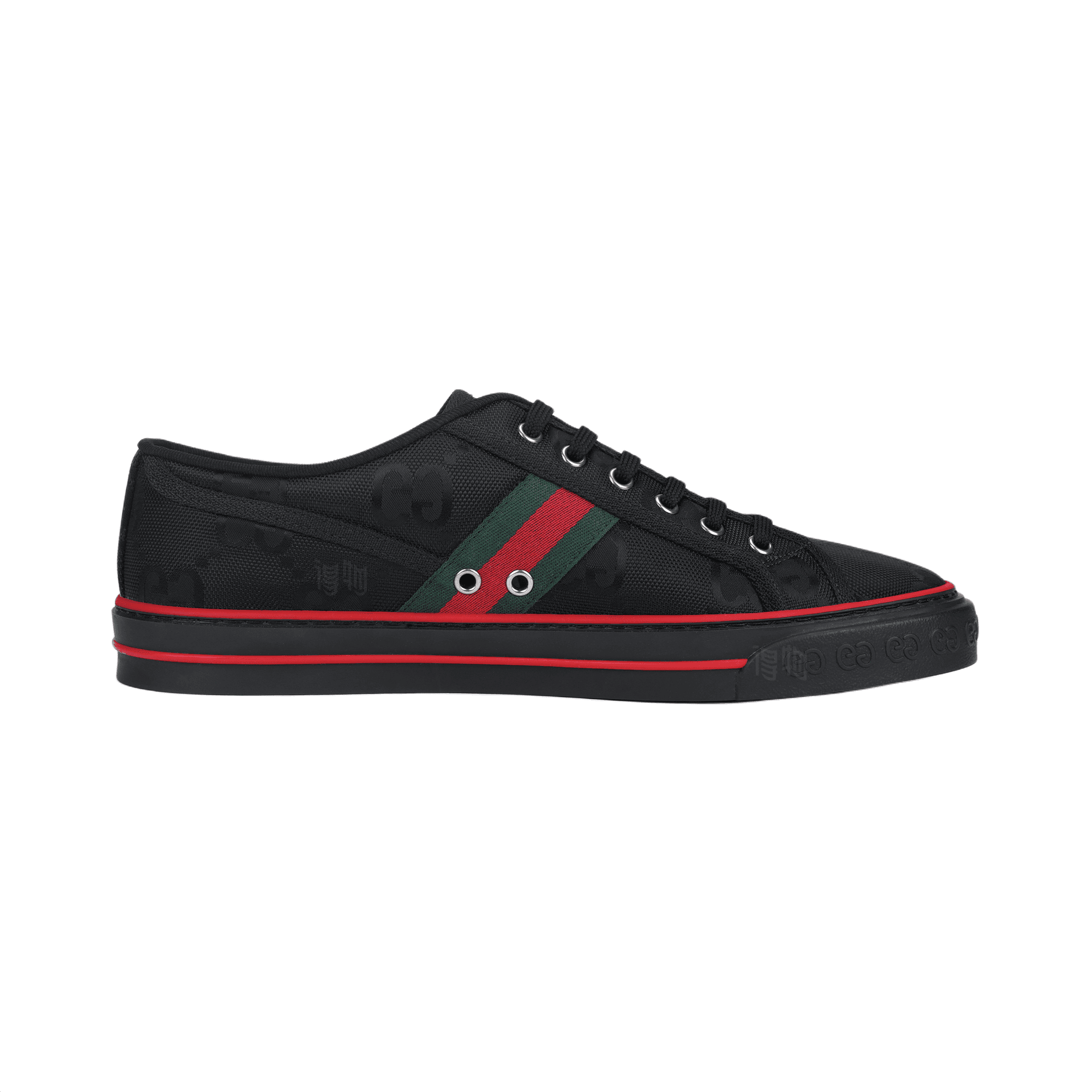 Кеды Gucci Tennis 1977 Off The Grid Black Red - изображение 2