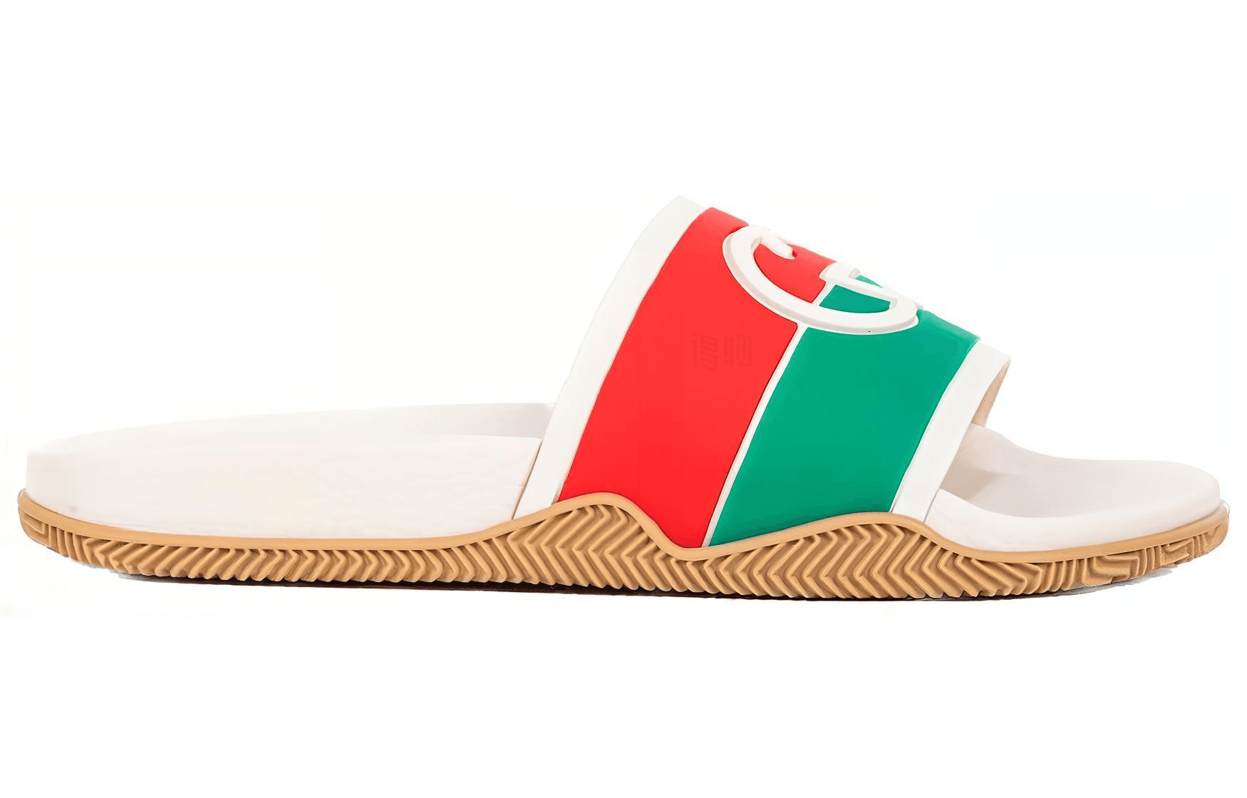 Сандалии Gucci Slide Sandals White Orange Green - изображение 2