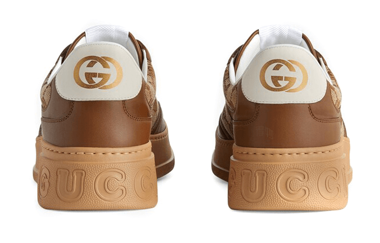 Кроссовки Gucci Chunky B GG Brown - изображение 4