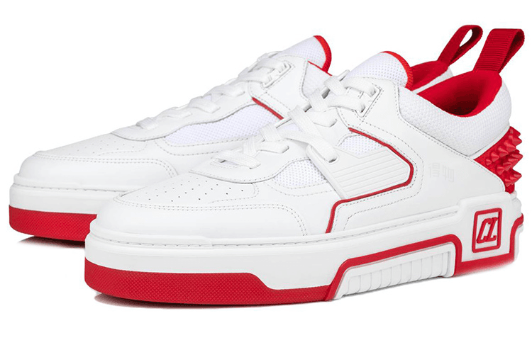 Кроссовки CL Platinum Low Top Sneakers White Red - изображение 2