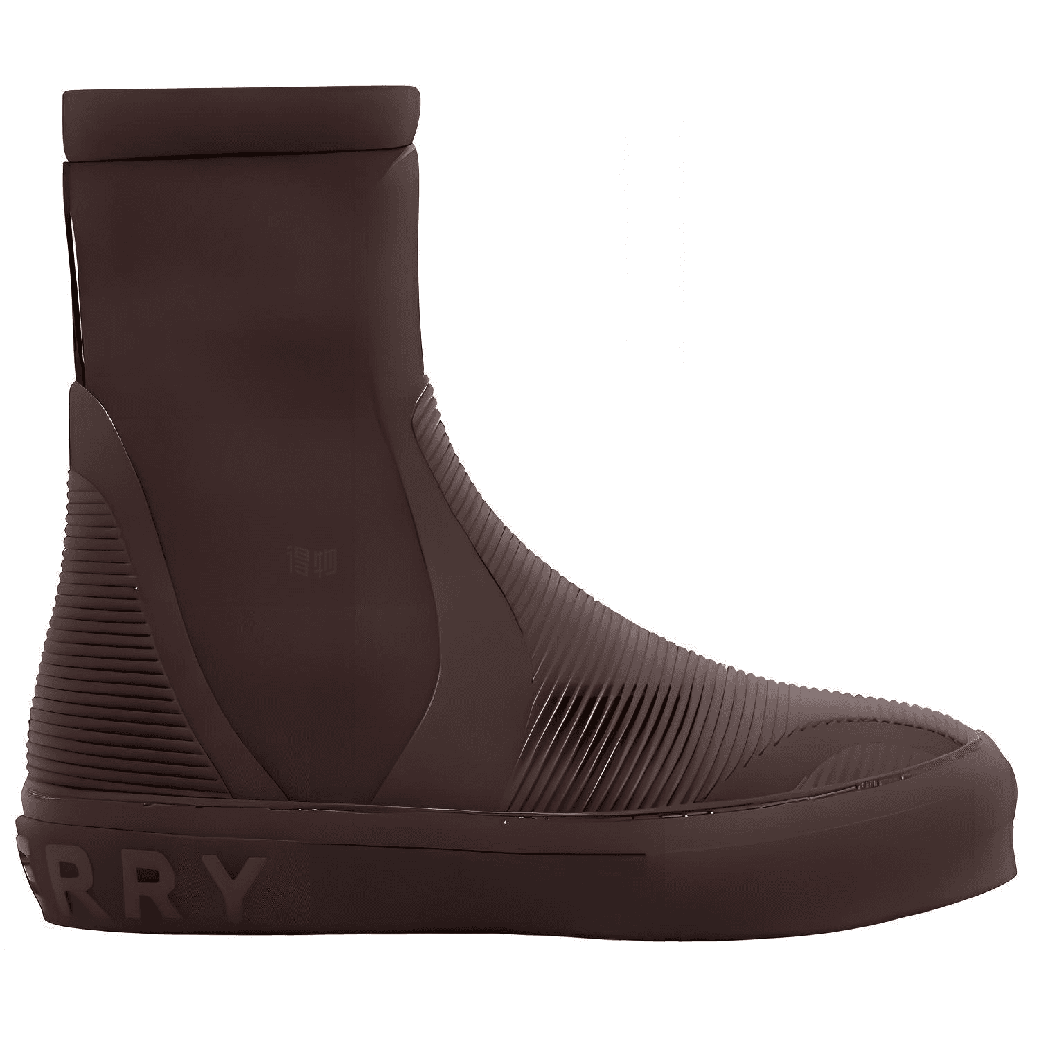 Кроссовки Burberry High-Top Sneakers Brown - изображение 2
