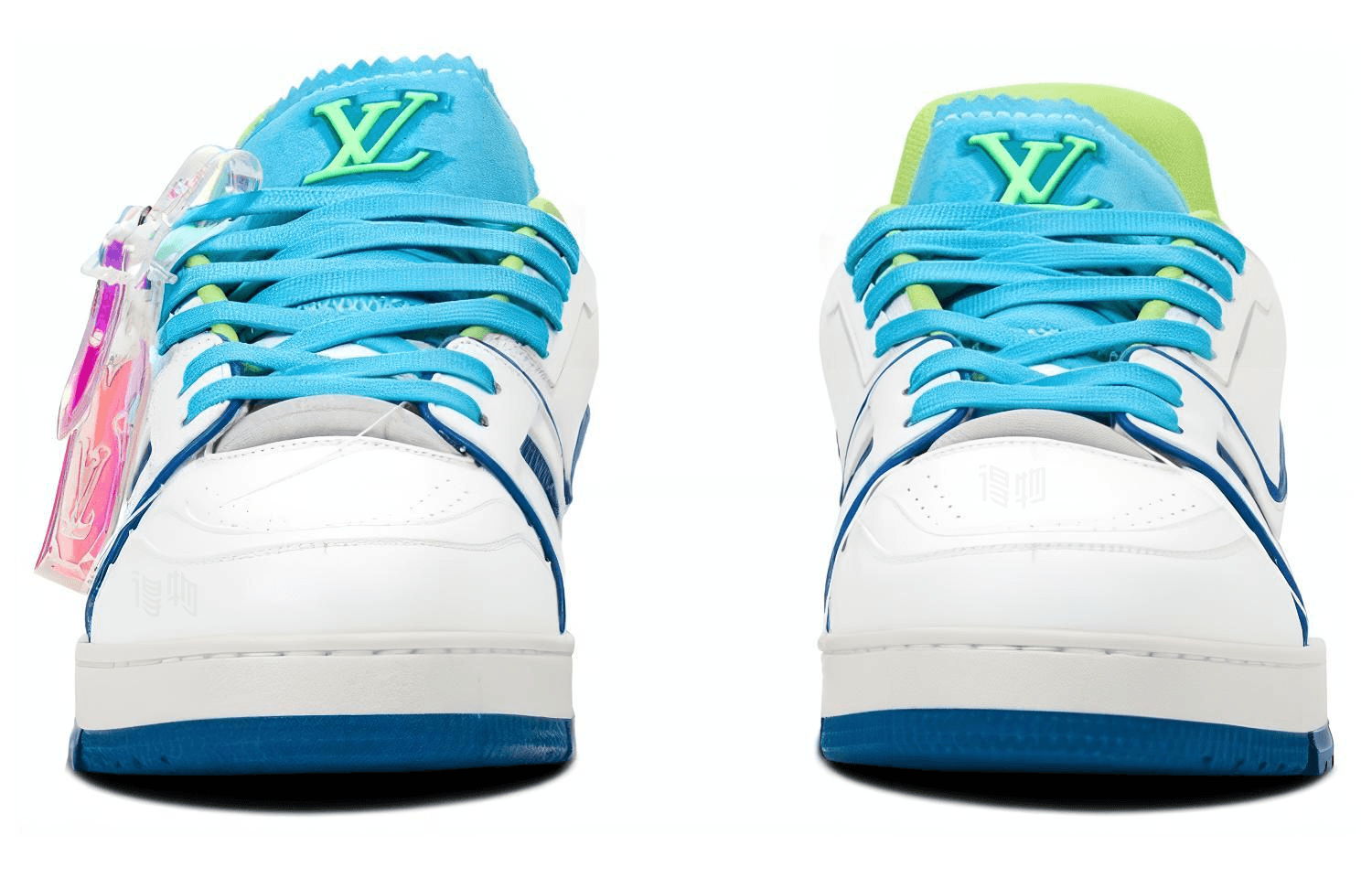 Кроссовки Louis Vuitton Trainer Cannes Edition Blue White - изображение 3