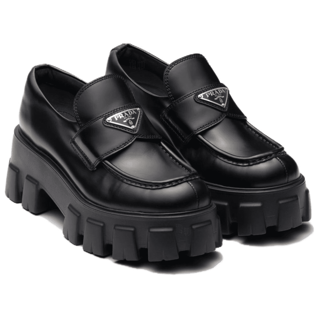 Лоферы Prada Monolith Black Loafers - изображение 5