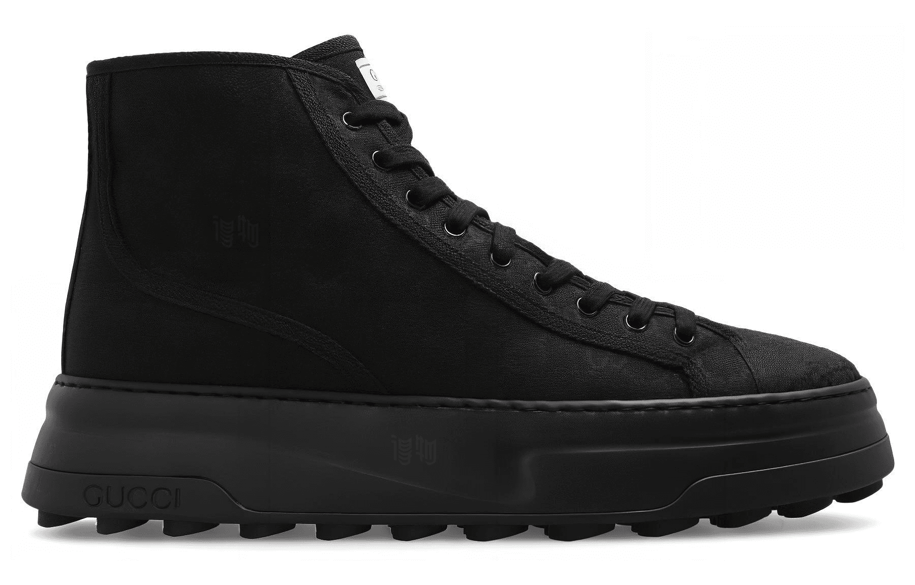 Кеды Gucci High Top Sneakers Black - изображение 2