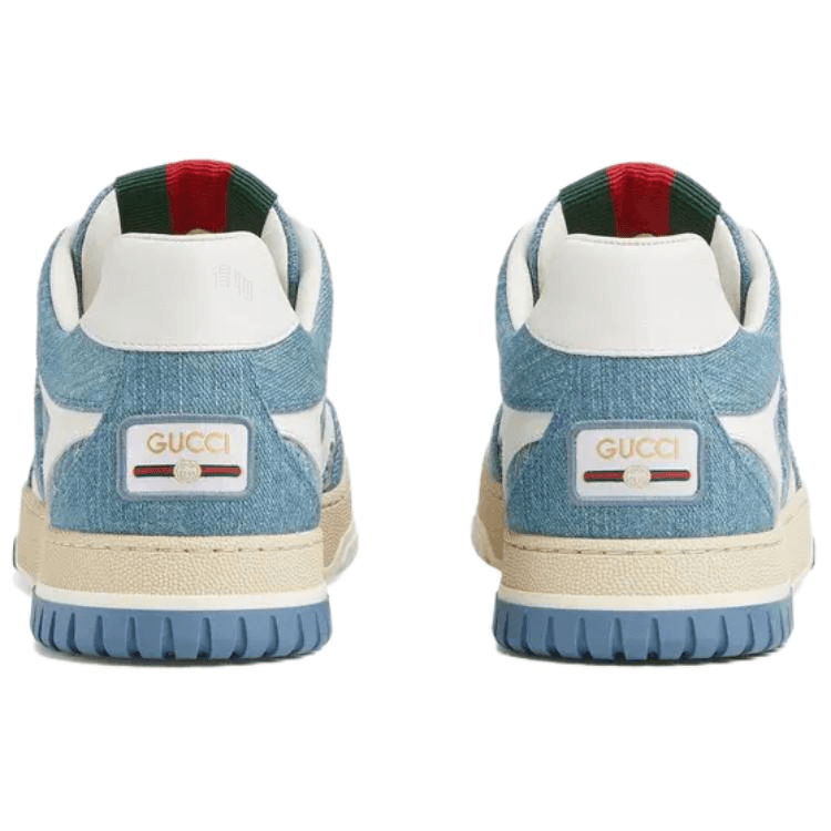 Кроссовки GUCCI Re-Web Blue - изображение 5