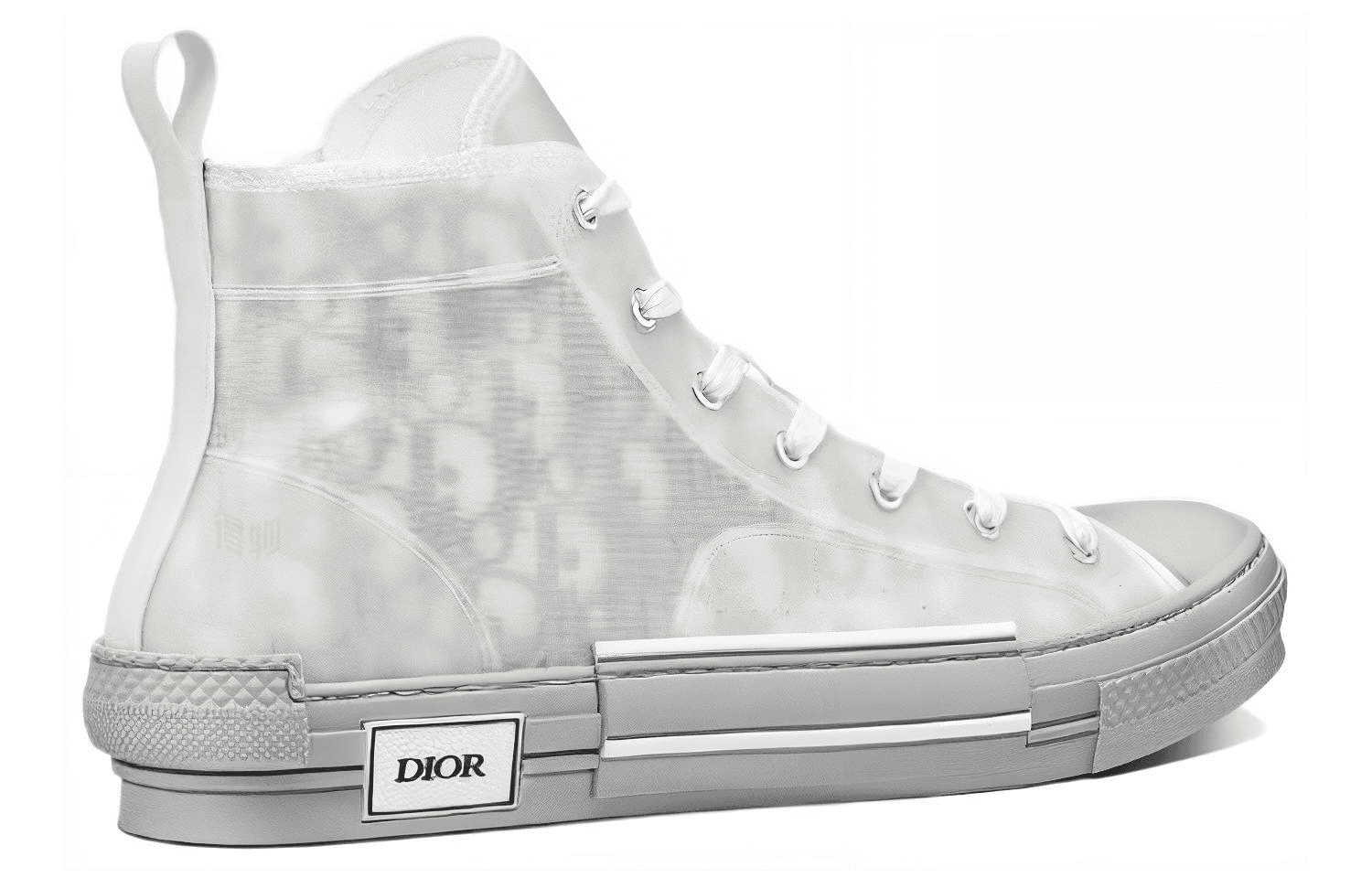 Кроссовки Dior B23 High-Top Sneakers Grey - изображение 3