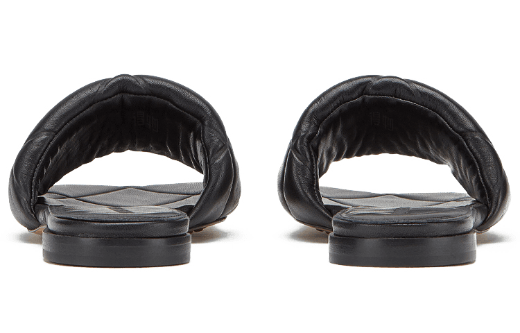 Сандалии Bottega Veneta Lido Slip-On Sandals Black - изображение 5