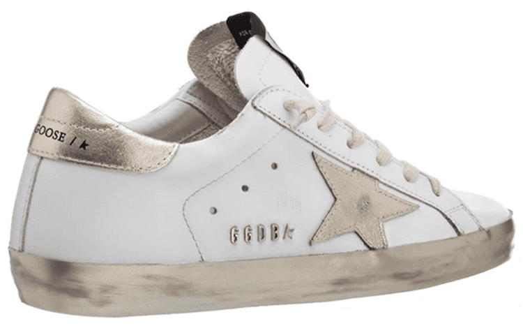 Кроссовки Golden Goose Super-Star White Gold - изображение 4