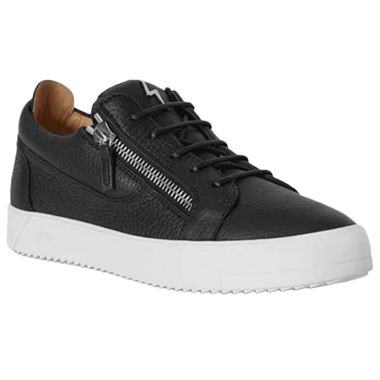 Кроссовки Giuseppe Zanotti GZ Low Top Double Zipper Sneakers Black - изображение 3
