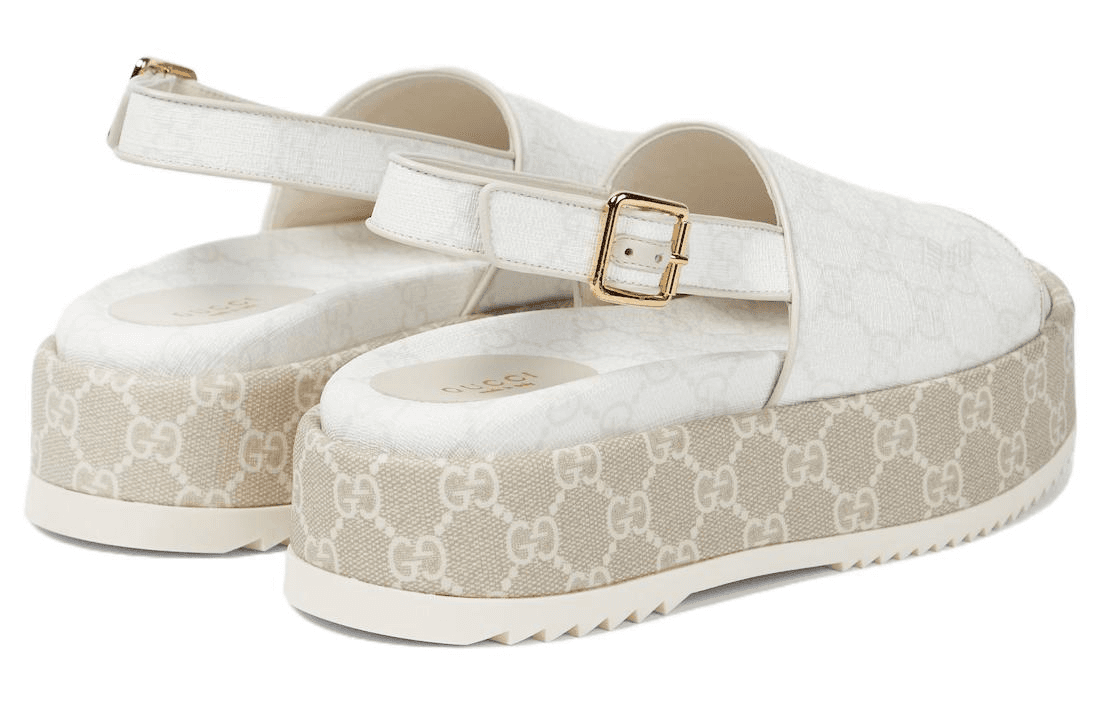 Шлёпанцы Gucci Sandals White - изображение 3