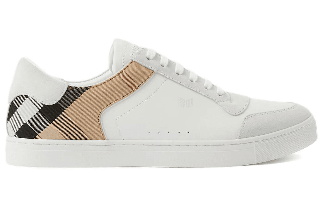 Кроссовки Burberry House Check Suede Leather Sneakers - изображение 2