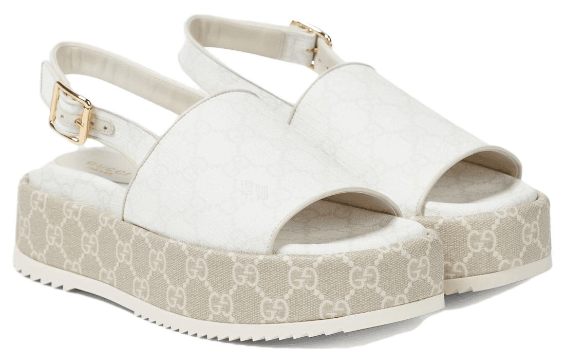Шлёпанцы Gucci Sandals White - изображение 2