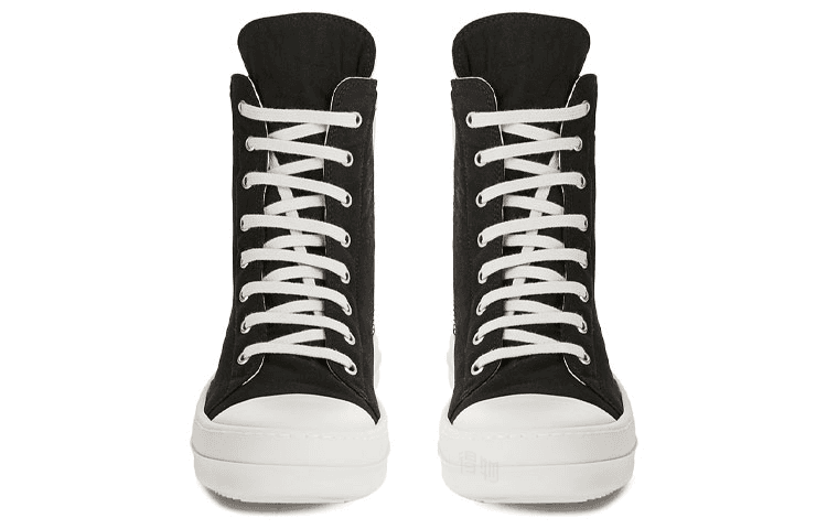 Кеды Rick Owens DRKSHDW High-Top Sneakers Black - изображение 4
