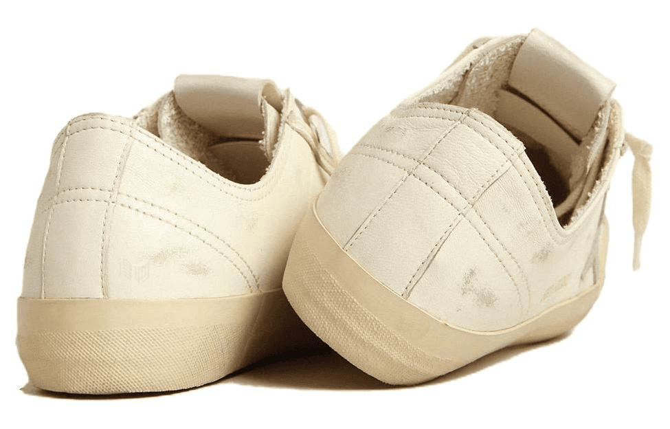 Кроссовки Golden Goose V-Star Beige Distressed - изображение 4