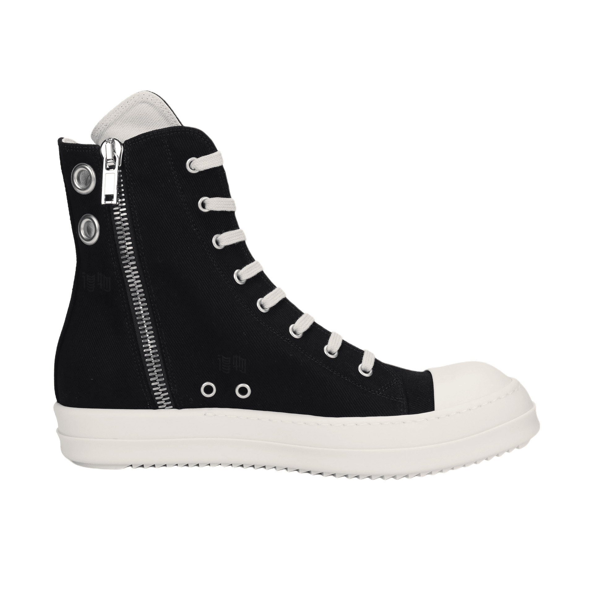 Кеды Rick Owens High-Top Sneakers Black - изображение 2
